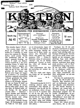 Kustbon ; 41 1924