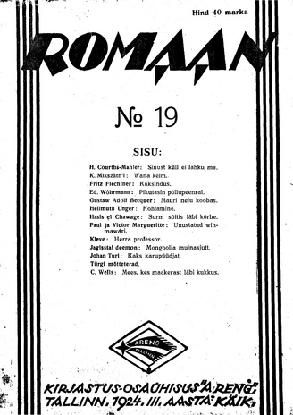 Romaan ; 19 1924