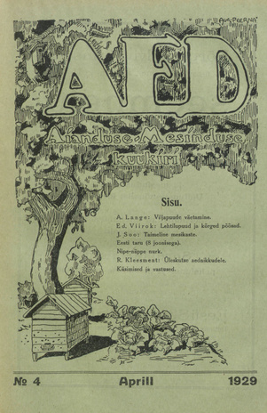 Aed : aianduse ajakiri ; 4 1929-04
