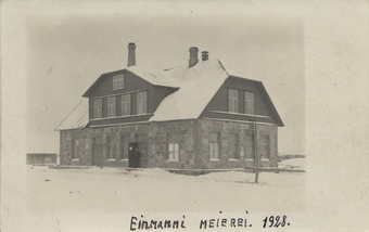 Einmanni meierei 1928