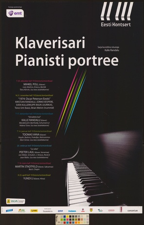 Klaverisari Pianisti portree