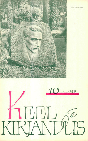 Keel ja Kirjandus ; 10 1979-10