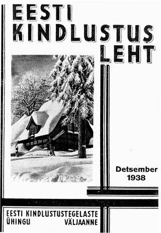 Eesti Kindlustusleht ; 6 1938-12