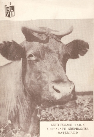 Eesti punase karja aretajate nõupidamise materjalid : 2.-3. augustil 1968. aastal