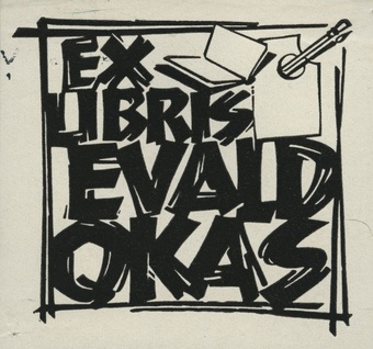 Ex libris Evald Okas 