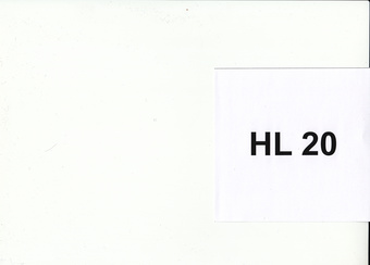 HL 20 : Eesti Muusikafondi heliarhiiv