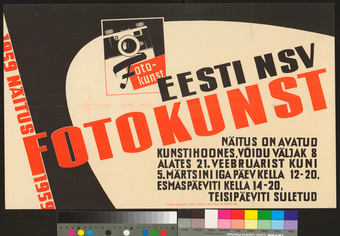 Eesti NSV fotokunst : näitus 1959