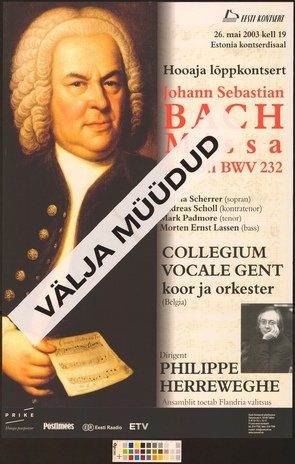 Johann Sebastian Bach : Collegium Vocale Gent, Philippe Herreweghe 