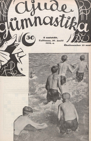 Ajude Gümnastika : ristsõnamõistatuste ajakiri ; 30 1934-07-26