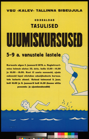 VSÜ Kalev Tallinna siseujula korraldab tasulised ujumiskursused 