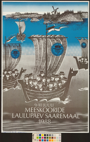 Meeskooride laulupäev Saaremaal 1988