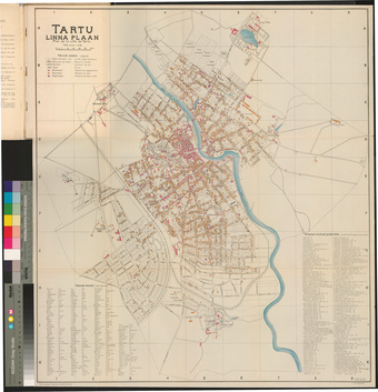 Tartu linna plaan = Plan de la ville de Tartu 