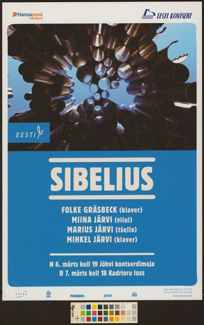 Sibelius : Folke Gräsbeck, Miina Järvi, Marius Järvi, Mihkel Järvi 