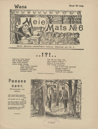 Vana Meie Mats : nalja- ja pilkekunsti nädalkiri ; 6 1919-01-30