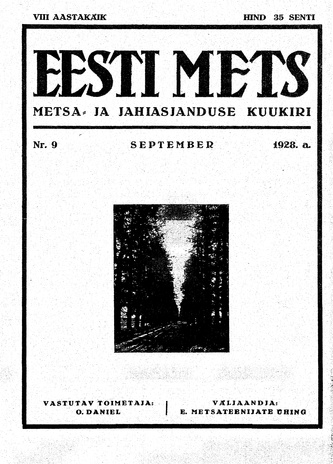 Eesti Mets ; 9 1928