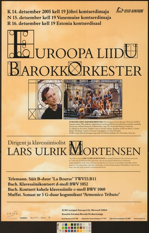 Euroopa Liidu Barokkorkester, Lars Ulrik Mortensen