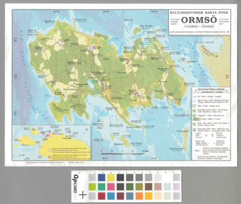 Kulturhistorisk karta över Ormsö = Vormsi kultuurilooline kaart = Årmse cultural-historical map 