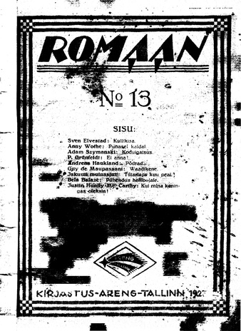 Romaan ; 13 1923