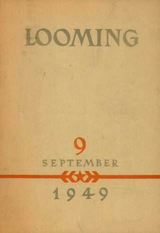 Looming ; 9 1949-09