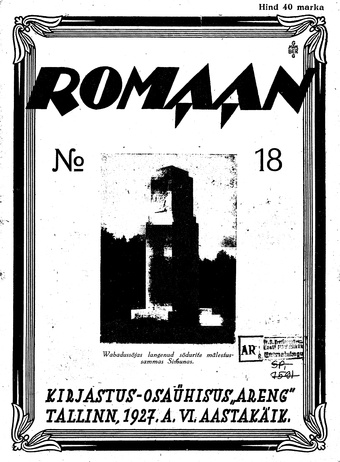 Romaan ; 18 (132) 1927-09