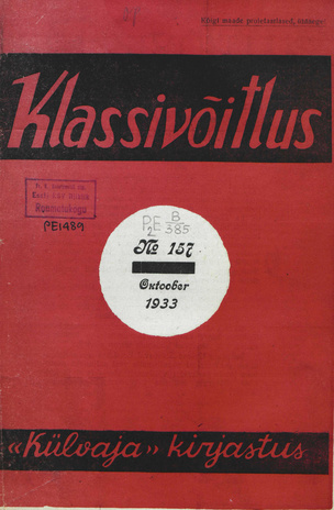 Klassivõitlus ; 157 1933-10