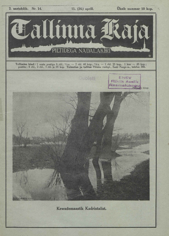 Tallinna Kaja : piltidega nädalakiri ; 14 1915-04-11