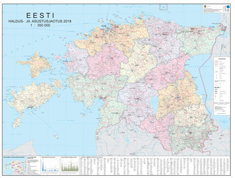Eesti haldus- ja asustusjaotus 2018