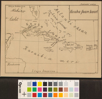 Kuuba saare kaart