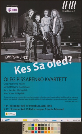 Oleg Pissarenko kvartett : kes sa oled? 