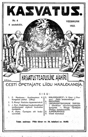 Kasvatus ; 4 1922-02