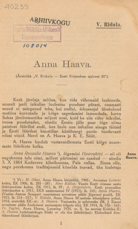 Anna Haava