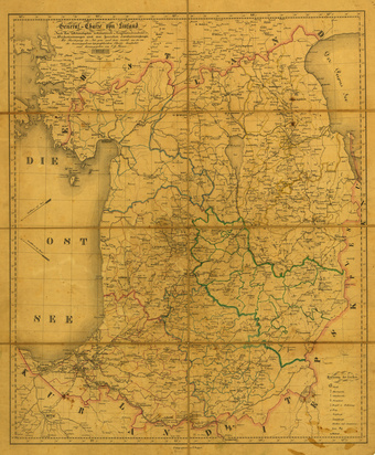 General-charte von Livland