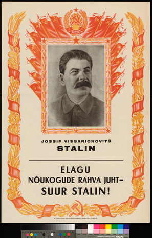 Elagu nõukogude rahva juht - suur Stalin!
