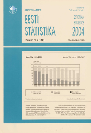 Eesti Statistika Kuukiri = Monthly Bulletin of Estonian Statistics ; 5(149) 2004-06