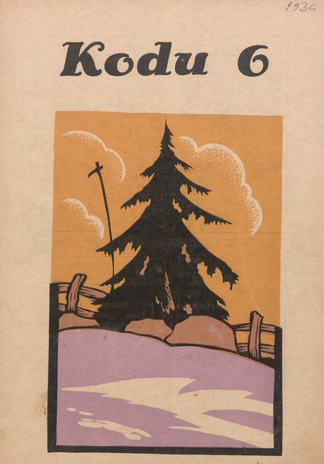 Kodu : perekondlik kirjanduse, teaduse ja kunsti ajakiri ; 6 1936-03-19