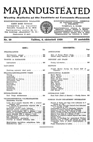 Majandusteated ; 39 1938-10-04