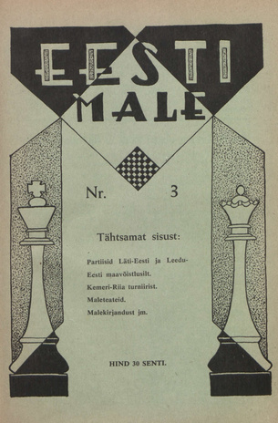 Eesti Male : Eesti Maleliidu häälekandja ; 3 1939-03