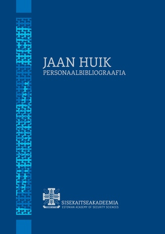 Jaan Huik. Personaalbibliograafia
