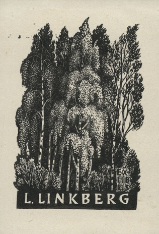 Ex libris L. Linkberg 