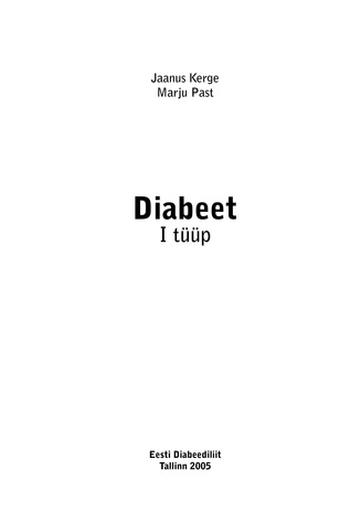 Diabeet : I tüüp