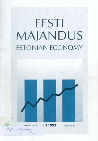 Eesti majandus = Estonian economy ; 3 1993