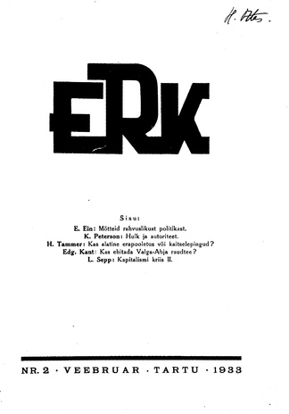 ERK ; 2 1933-02