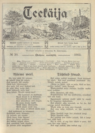 Teekäija : Eesti Baptisti Koguduse Ühenduse häälekandja ; 20 1912