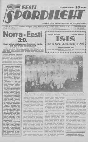 Eesti Spordileht ; 23 1932-06-06