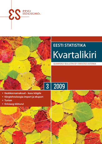Eesti Statistika Kvartalikiri ; 3 2009