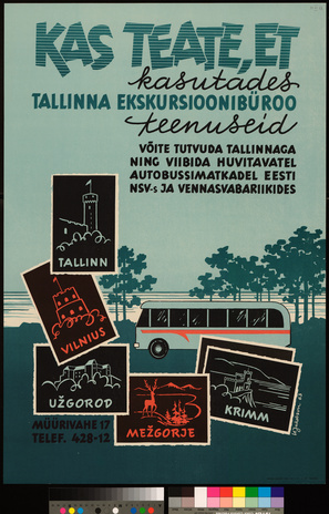 Kas teate, et kasutades Tallinna Ekskursioonibüroo teenuseid...