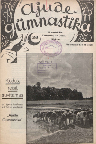 Ajude Gümnastika : ristsõnamõistatuste ajakiri ; 29 1935-07-18