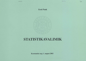 Statistikavalimik ; 2003-08-01