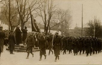 Sõjaväeparaad Tallinnas Vabaduse platsil