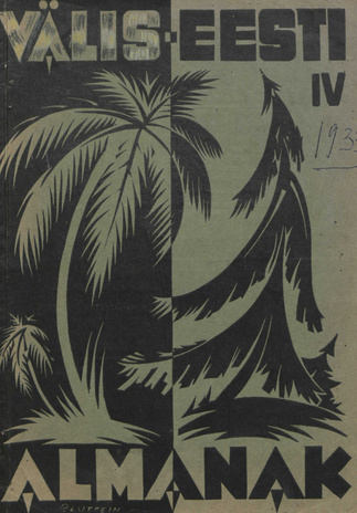 Välis-Eesti Almanak ; 4 1933